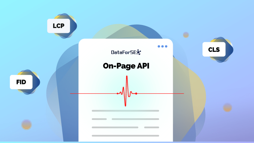 core web vitals dfs onpage api